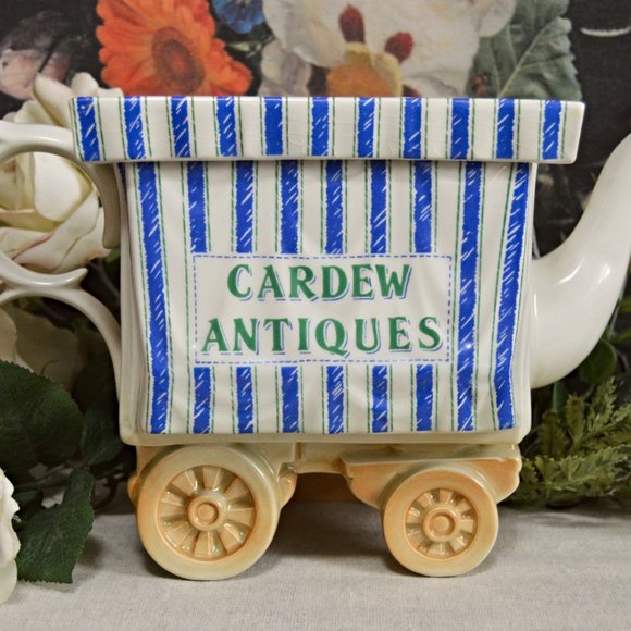 Vintage Cardew Design Market Stall Antique Shop Novelty Teapot & Sugar Box - Picture 7 of 9